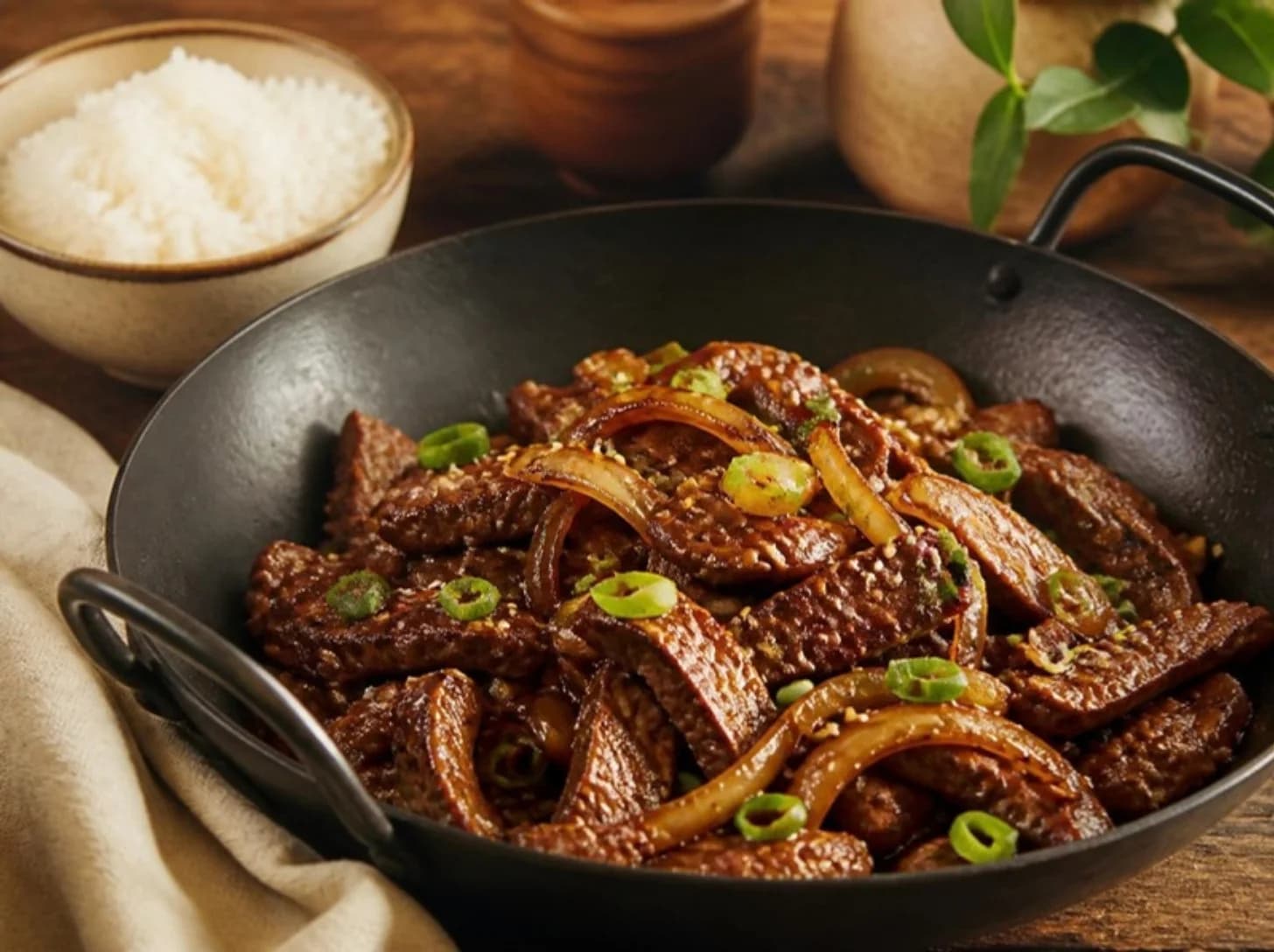 Bœuf aux oignons