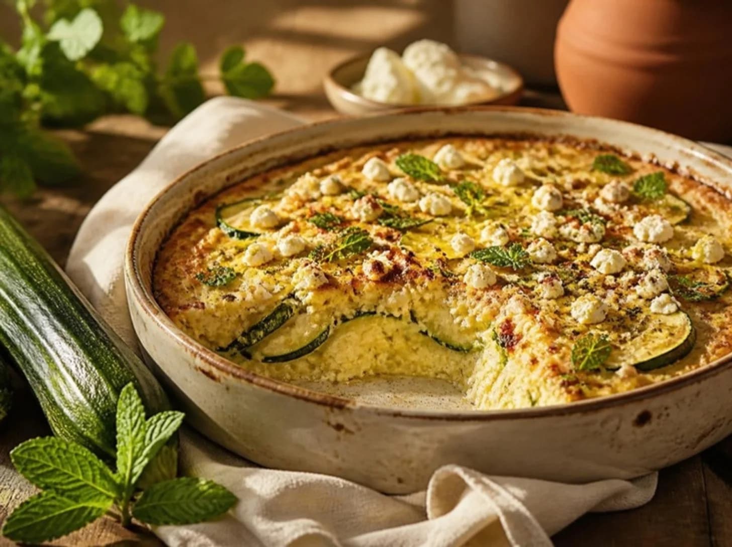 Gratin de courgettes au fromage