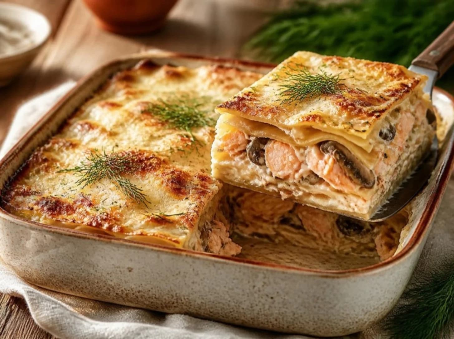 Lasagnes au saumon