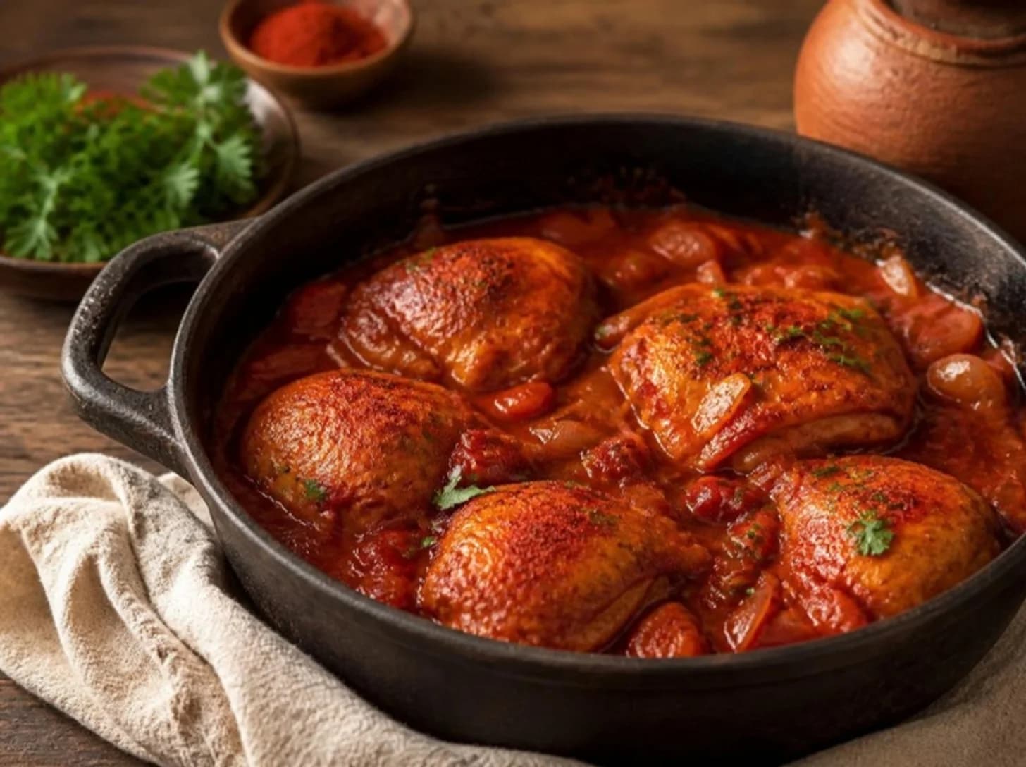 Poulet au paprika